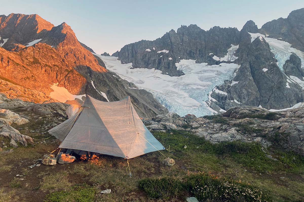 Zpacks Duplex Zip trekking pole shelter (glacier)